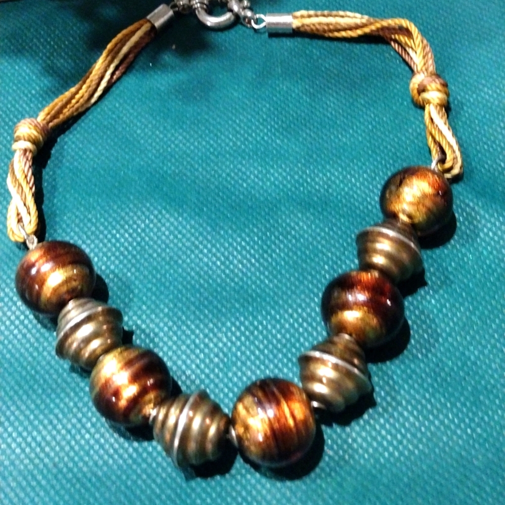 Murano choker necklace